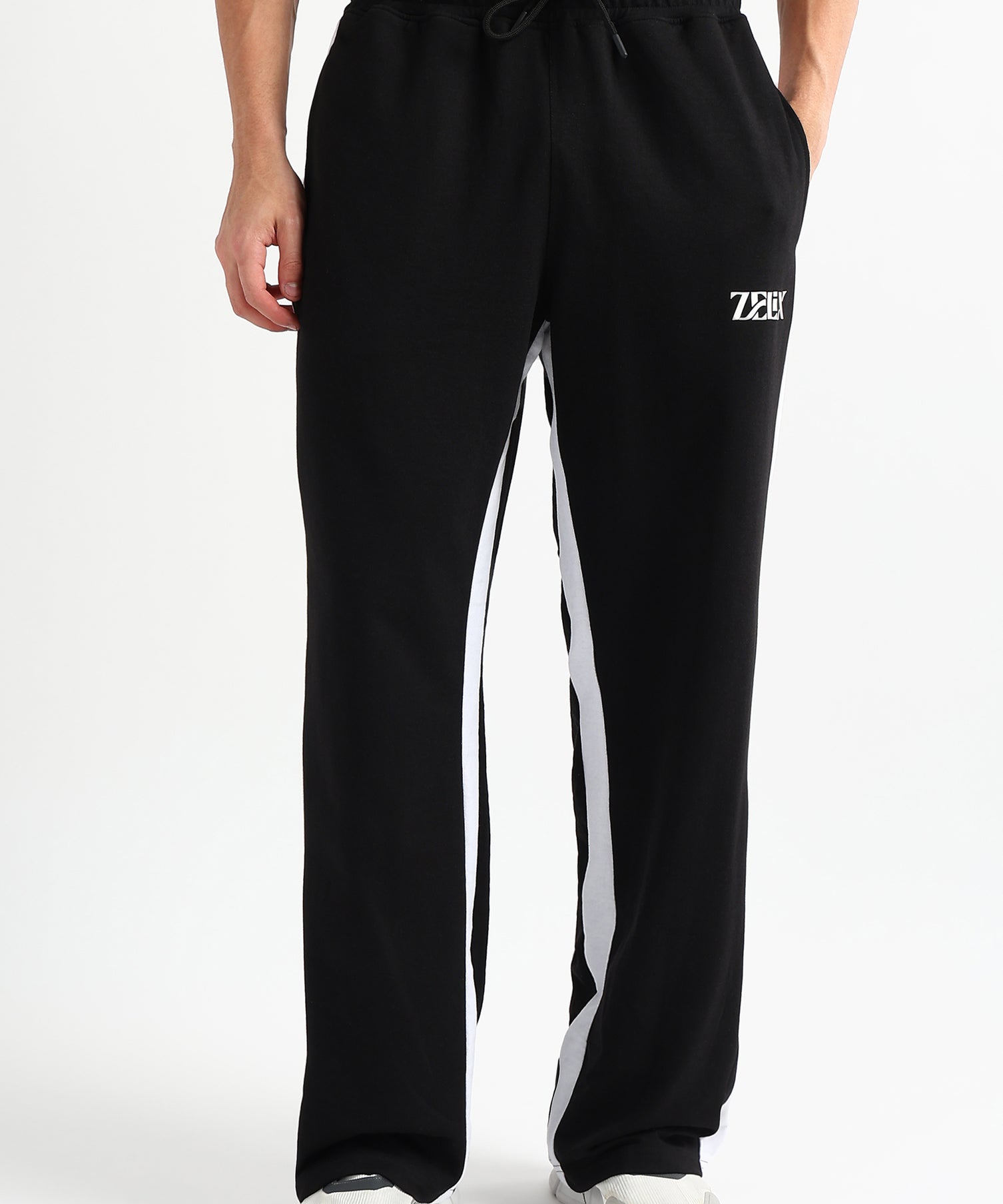 Static Baggy Jogger Black White