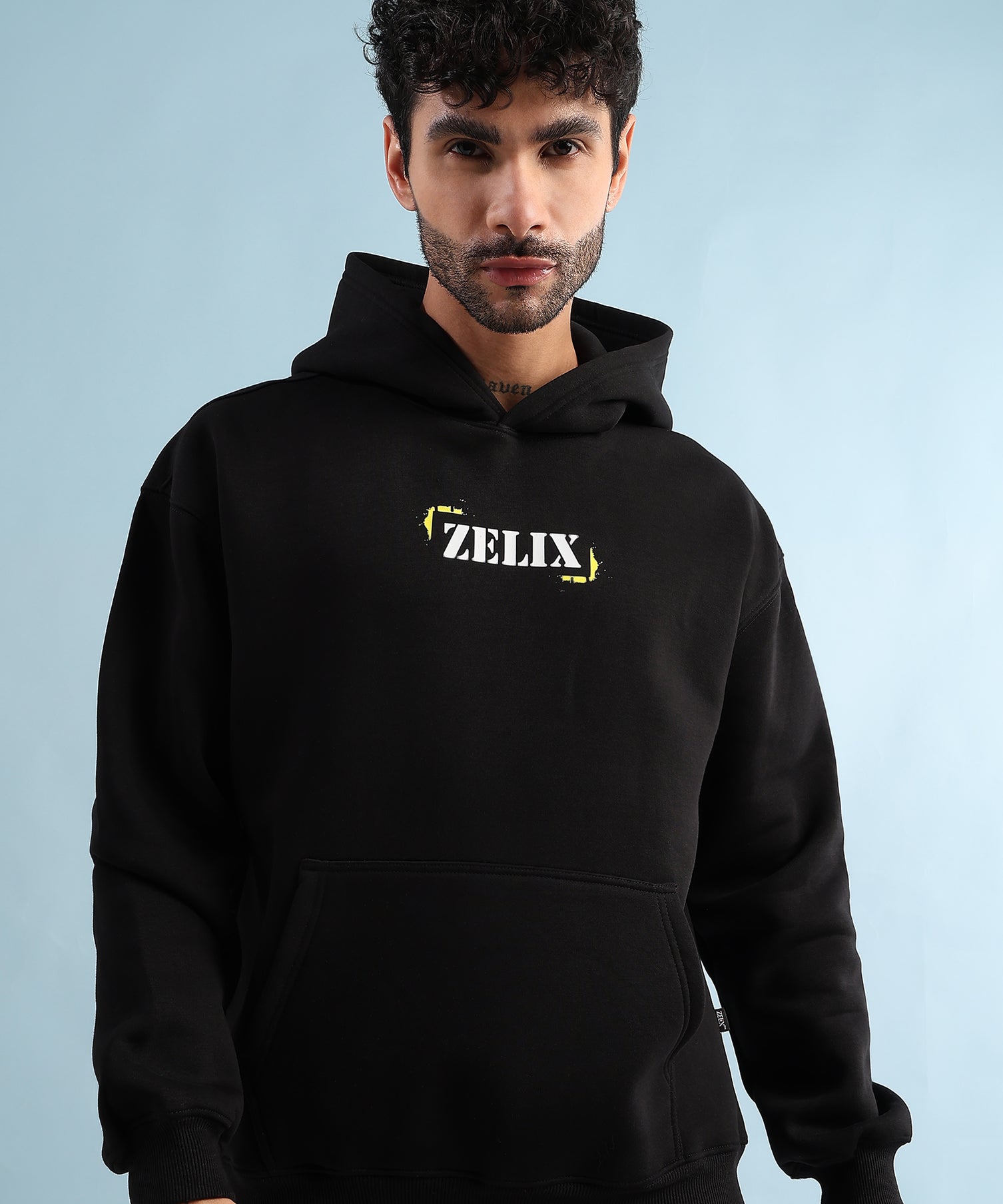 Urban Street Beat Fleece Hoodie Black