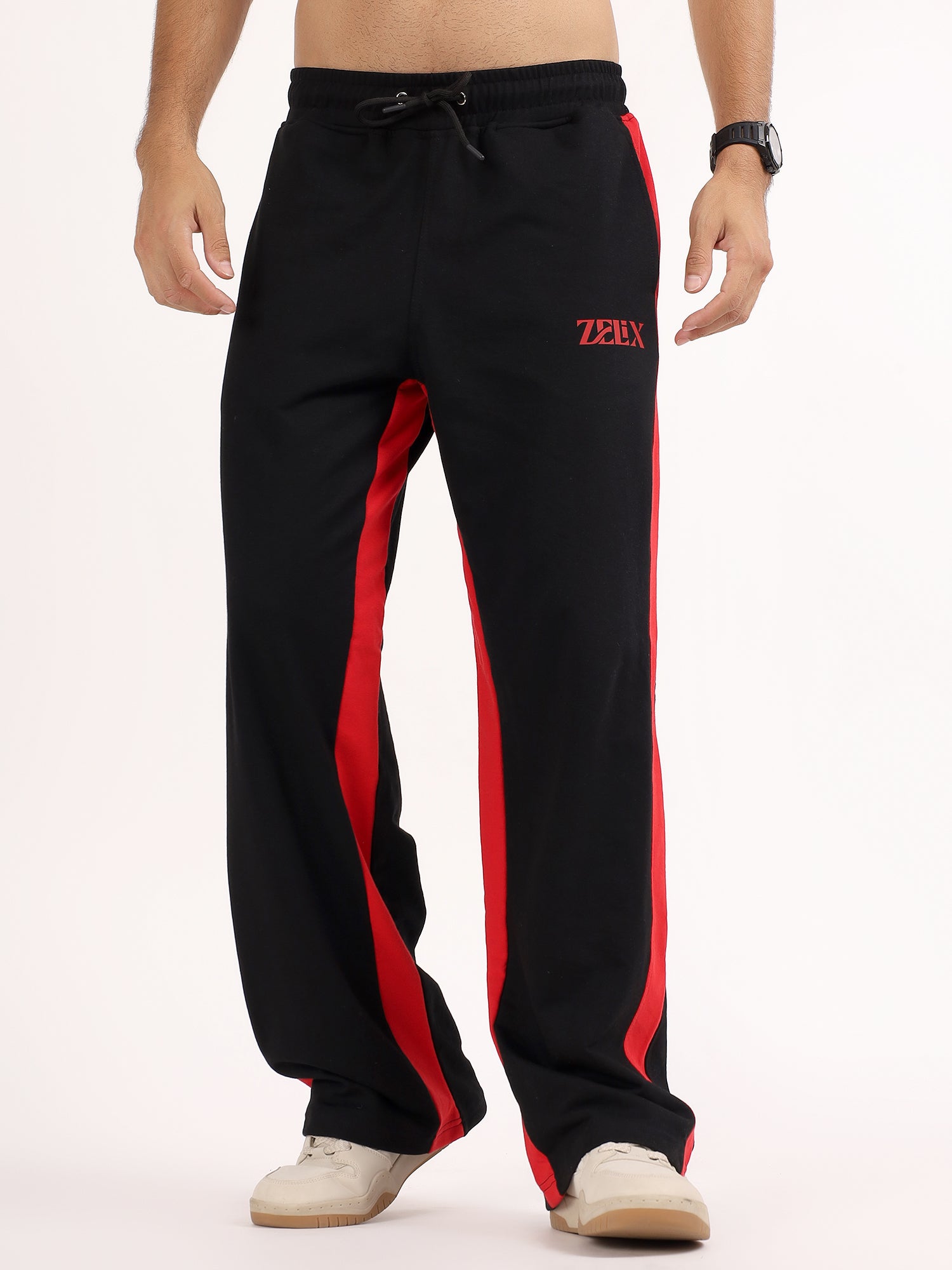 Spitfire Retro Baggy Jogger Black Red