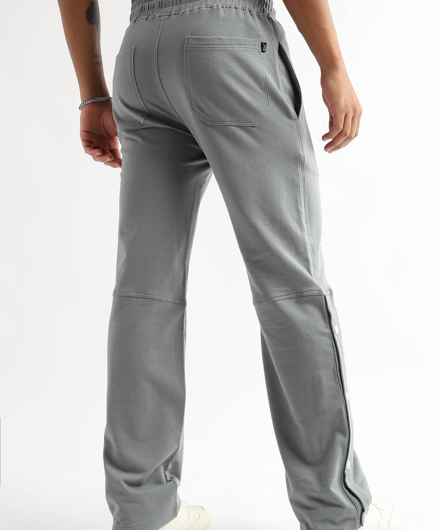 Trendy grey graffiti inspired joggers for men & women